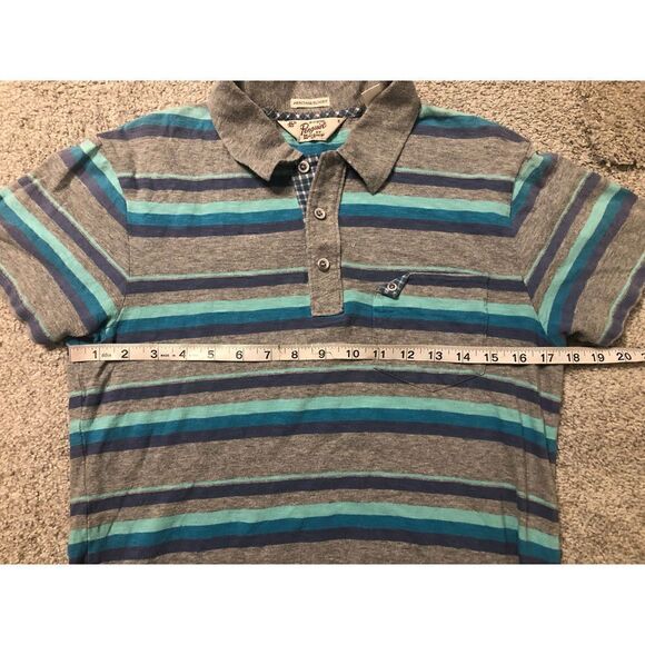 The Original Penguin Striped Short Sleeve Polo Shirt Size Small - Picture 11 of 13